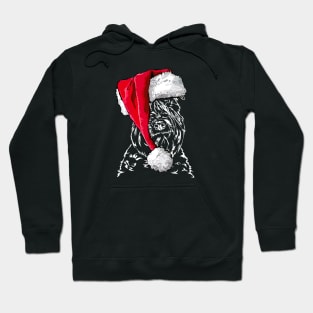 Soft Coated Wheaten Terrier Santa Christmas dog Hoodie